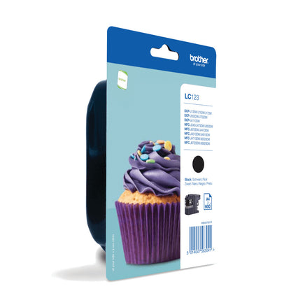 Brother LC123BKBP2 ink cartridge 2 pc(s) Original Black