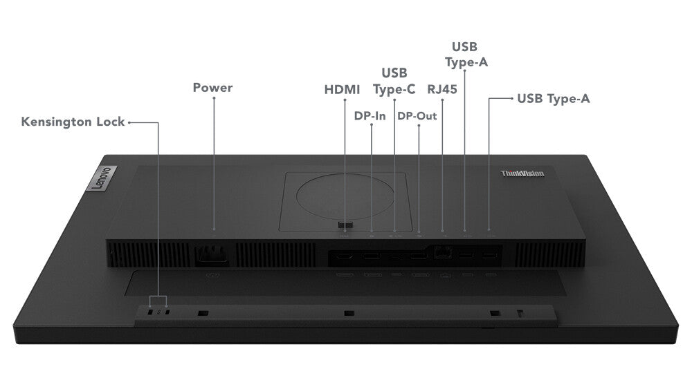 Lenovo ThinkVision T24m-29 computer monitor 60.5 cm (23.8") 1920 x 1080 pixels Full HD LCD Black