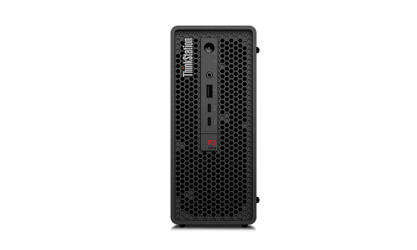 Lenovo ThinkStation P3 Ultra SFF Gen 2 Intel Core Ultra 7 265 32 GB DDR5-SDRAM 1 TB SSD NVIDIA RTX A1000 Windows 11 Pro Workstation
