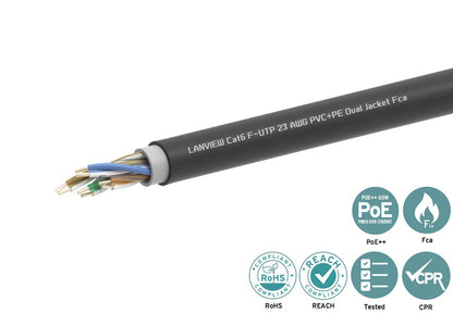 Lanview LVN-CAT6PE-2FUTP-305M networking cable Cat6 F/UTP (FTP)