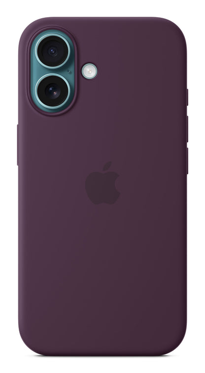 Apple iPhone 16 Silicone Case with MagSafe - Plum