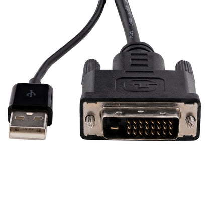 StarTech.com DVI to DisplayPort Adapter - USB Power - 1920 x 1200 - DVI to DisplayPort Converter - Video Adapter - DVI-D to DP