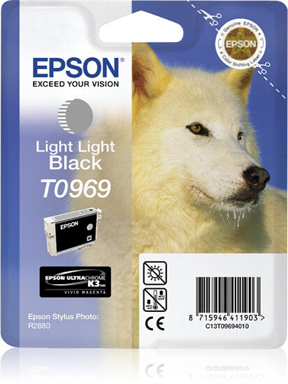 Epson Husky Singlepack Light Light Black T0969