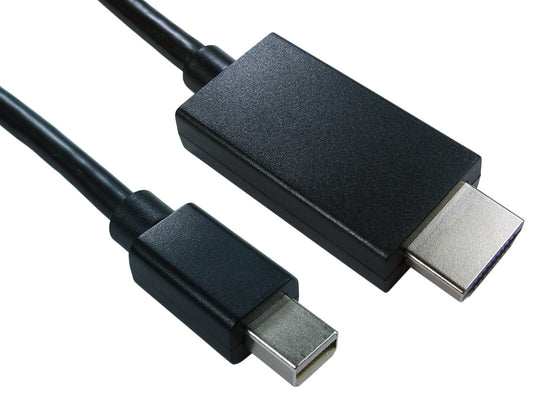Cables Direct Mini DP/HDMI 2m Mini DisplayPort Black