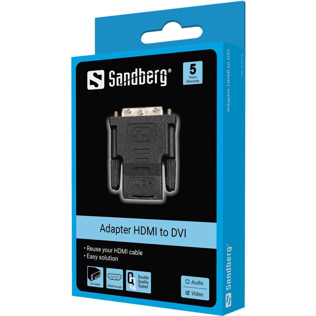 Sandberg Adapter DVI-M - HDMI-F