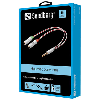 Sandberg Headset converter Dual-Single