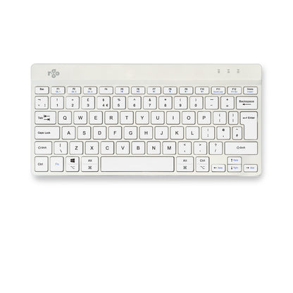 R-Go Tools Ergonomic keyboard R-Go Compact Break, compact keyboard with break software, QWERTY (UK), Bluetooth, white