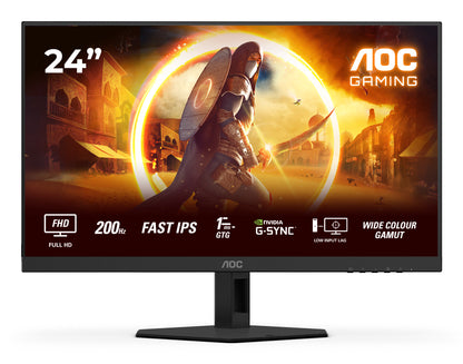 AOC G4 24G4HRE computer monitor 60.5 cm (23.8") 1920 x 1080 pixels Full HD LED Black, Red