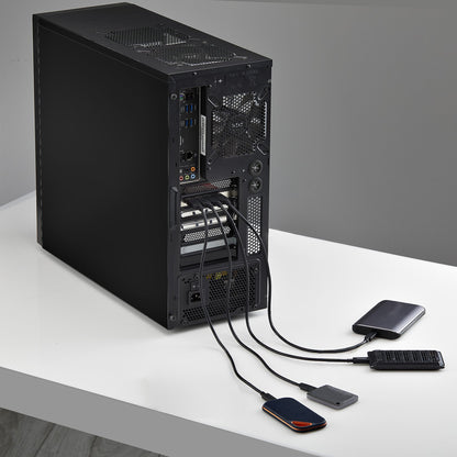 StarTech.com 4-Port USB-A PCIe Card, USB 3.2 10Gbps, PCI Express 3.0 Expansion Card, 4x Independent USB Controllers, Windows/Linux/macOS, TAA-Compliant