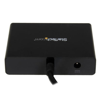 StarTech.com 3-Port Multi Monitor Adapter - DisplayPort 1.2 MST Hub to Dual 4K 30Hz & 1x 1080p - Video Splitter for Extended Desktop Mode on Windows PCs Only - DP to 3x DP Monitors
