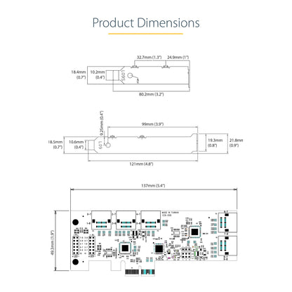 StarTech.com SATA PCIe Card - 10 Port PCIe SATA Expansion Card - 6Gbps - Low/Full Profile - Stacked SATA Connectors - ASM1062 Non-Raid - PCI Express to SATA Converter/Adapter - TAA