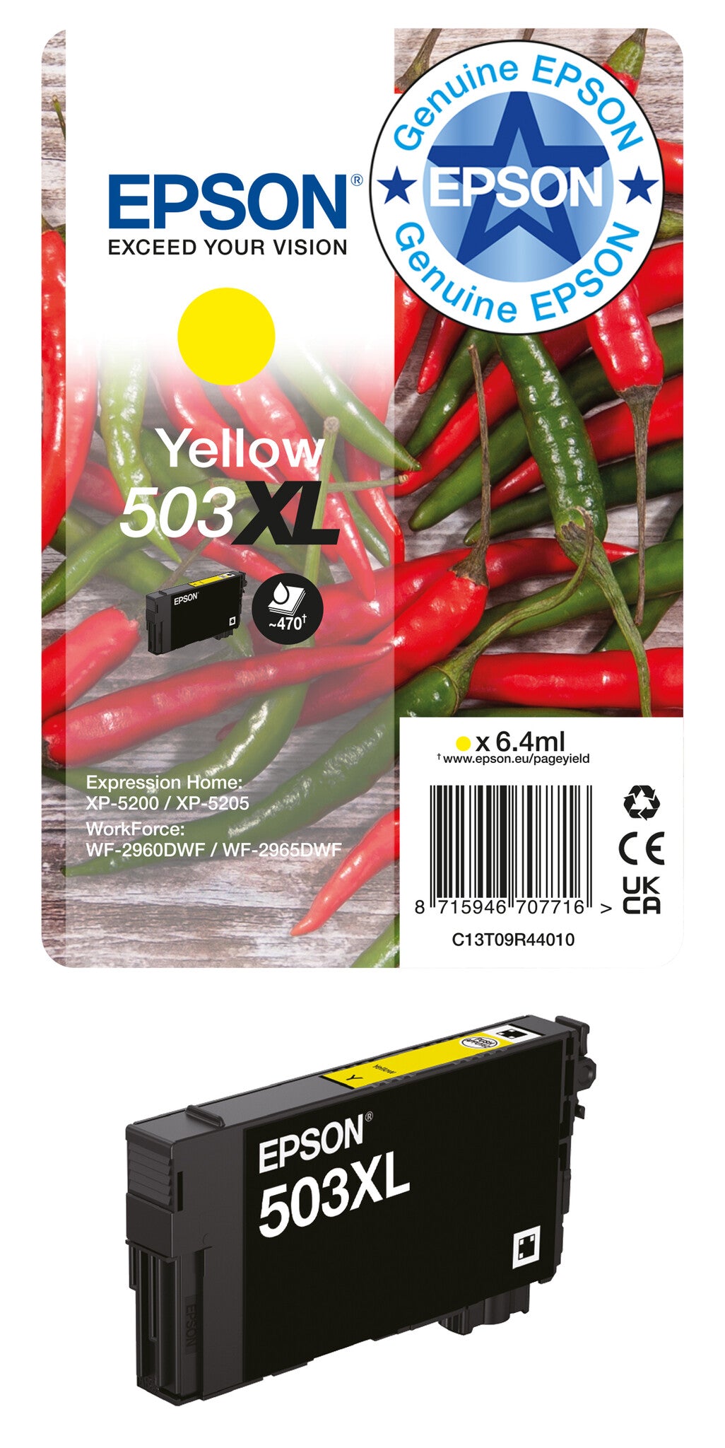 Epson Singlepack Magenta 503XL Ink