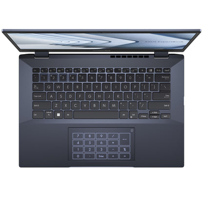 ASUS B5402CVA-KIi715X Intel® Core™ i7 i7-1360P Laptop 35.6 cm (14") Full HD 16 GB DDR5-SDRAM 512 GB SSD Wi-Fi 6E (802.11ax) Windows 11 Pro Black