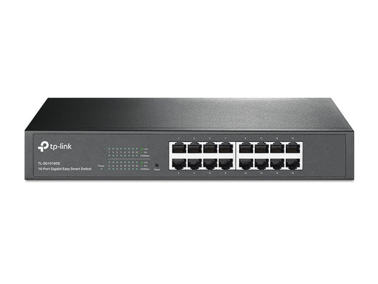 TP-Link TL-SG1016DE network switch, Managed, 16-port, black