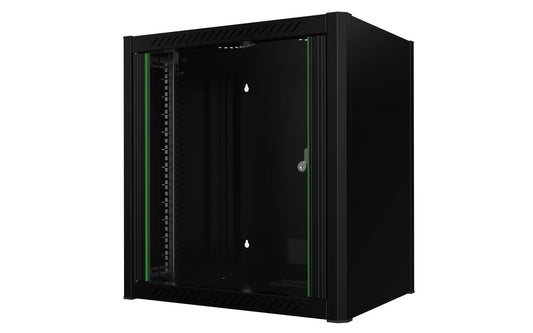 Lanview RWM12U45BL rack cabinet 12U Wall mounted rack Black