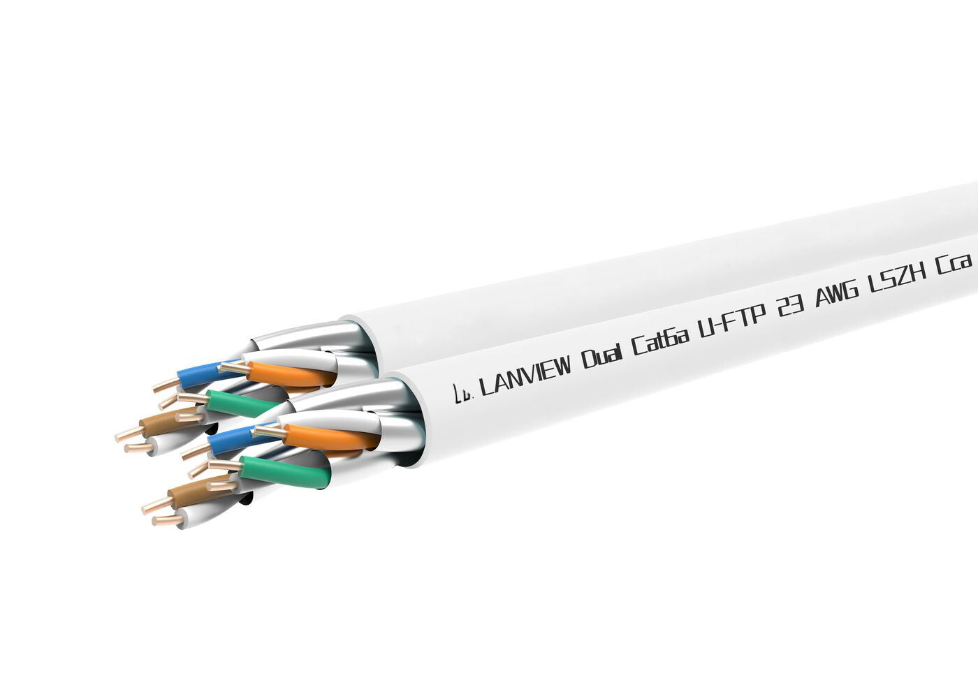 Lanview LVN122163 networking cable White 305 m Cat6a U/FTP (STP)