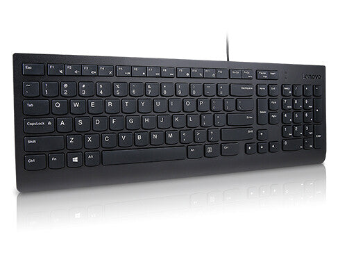 Lenovo Essential keyboard Universal USB QWERTZ German Black