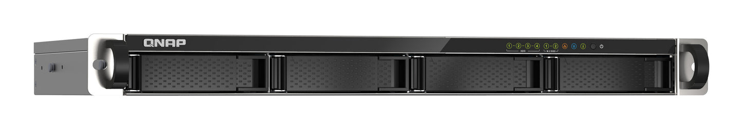 QNAP TS-435XeU NAS Rack (1U) Marvell CN9131 4 GB DDR4 16 TB HDD QNAP QTS Black, Grey