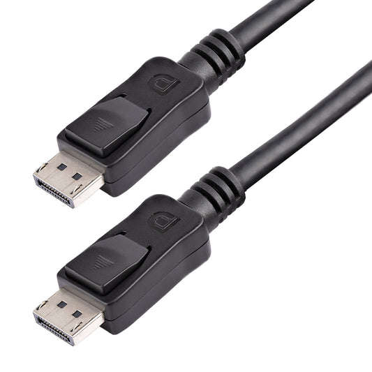 StarTech.com 6ft (2m) DisplayPort 1.2 Cable - 4K x 2K Ultra HD VESA Certified DisplayPort Cable - DP to DP Cable for Monitor - DP Video/Display Cord - Latching DP Connectors