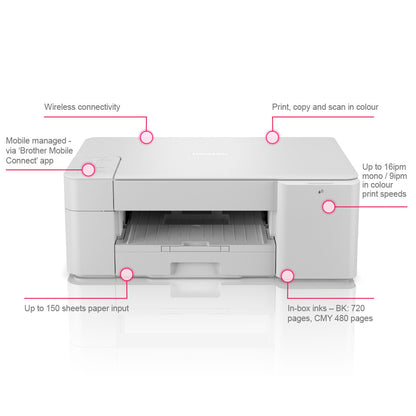 Brother DCP-J1200W multifunction printer Inkjet A4 1200 x 6000 DPI Wi-Fi