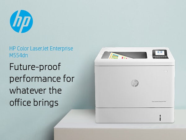 HP Color LaserJet Enterprise M554dn Printer