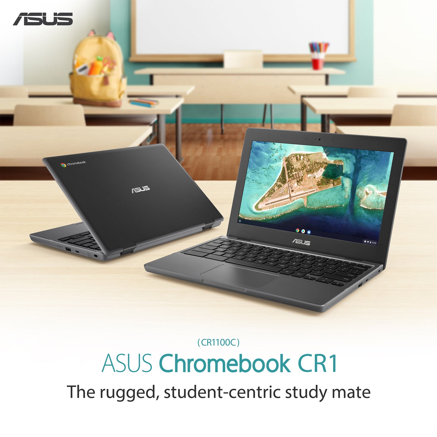 ASUS Chromebook CR1 CR1100CKA-GJ0388 Intel® Celeron® N N4500 29.5 cm (11.6") HD 4 GB LPDDR4x-SDRAM 64 GB eMMC Wi-Fi 6 (802.11ax) ChromeOS Grey