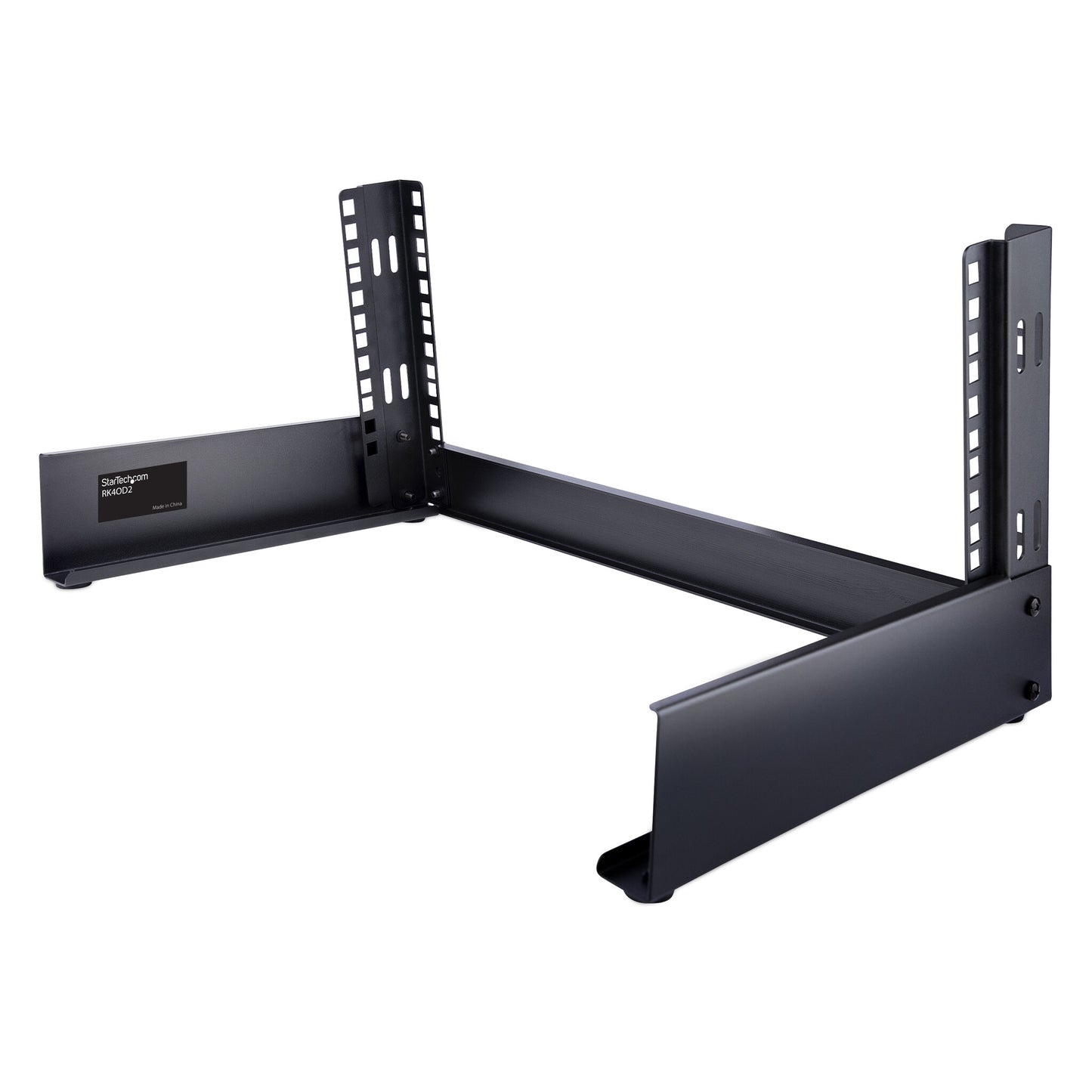 StarTech.com 2-Post 4U Desktop Server Rack, Small Open Frame 19in Computer Rack, Compact Network Rack for AV / Studio / Data / IT Equipment - Free Standing Two-Post Home/Office Rack