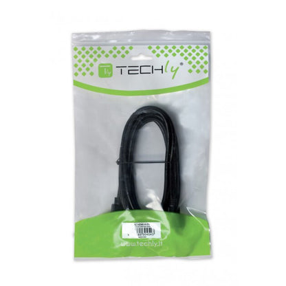Techly ICOC-HDMI-D-018 video cable adapter 1.8 m DVI-D Black