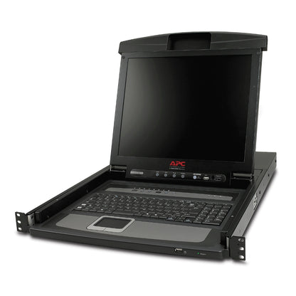 APC 17" Rack LCD Console with Integrated 8 Port Analog KVM Switch