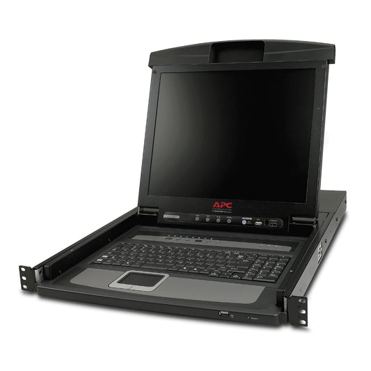 APC 17" Rack LCD Console with Integrated 8 Port Analog KVM Switch