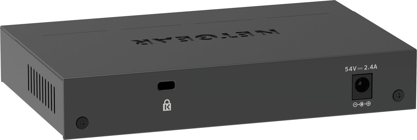 NETGEAR 5-Port Gigabit Ethernet High-Power PoE+ Plus Switch (GS305EPP) Managed L2/L3 Gigabit Ethernet (10/100/1000) Power over Ethernet (PoE) Black
