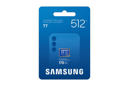 Samsung T7 microSD card