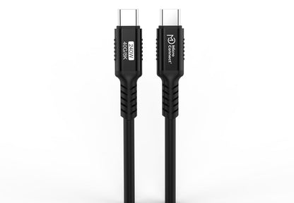 Microconnect MC-USB4-CC40LQ-1.5 USB cable USB4 Gen 3x2 1.5 m USB C 240 W Black