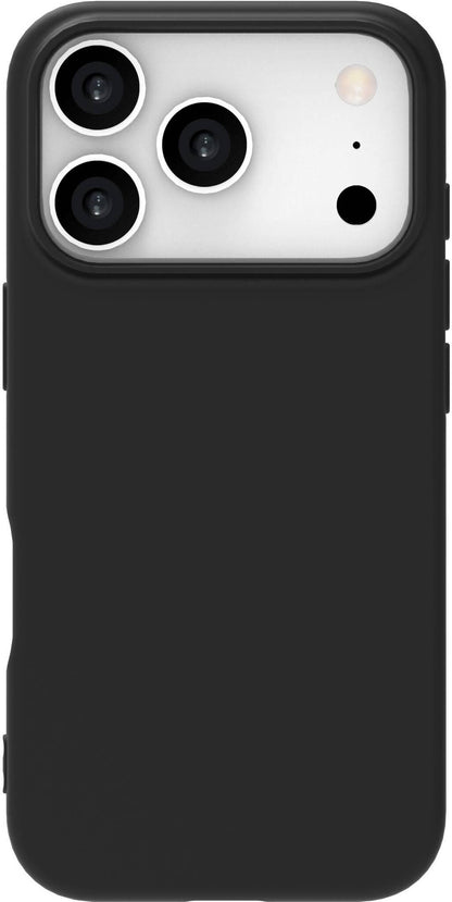 eSTUFF INFINITE (GRS) VIENNA iPhone 18 Pro/17 Pro Black Cover. Material: 100% recycled TPU mobile phone case