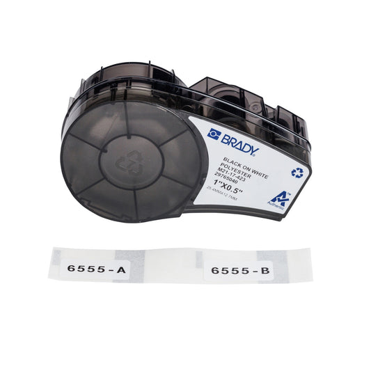 Brady M21-17-423 printer label White Self-adhesive printer label