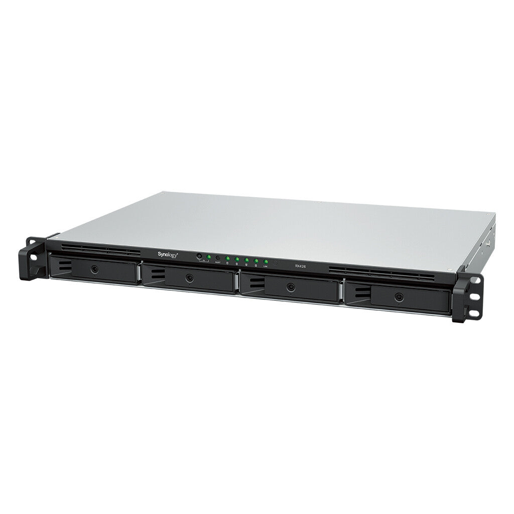 Synology RX426 disk array 0 TB Rack (1U) Black, Grey