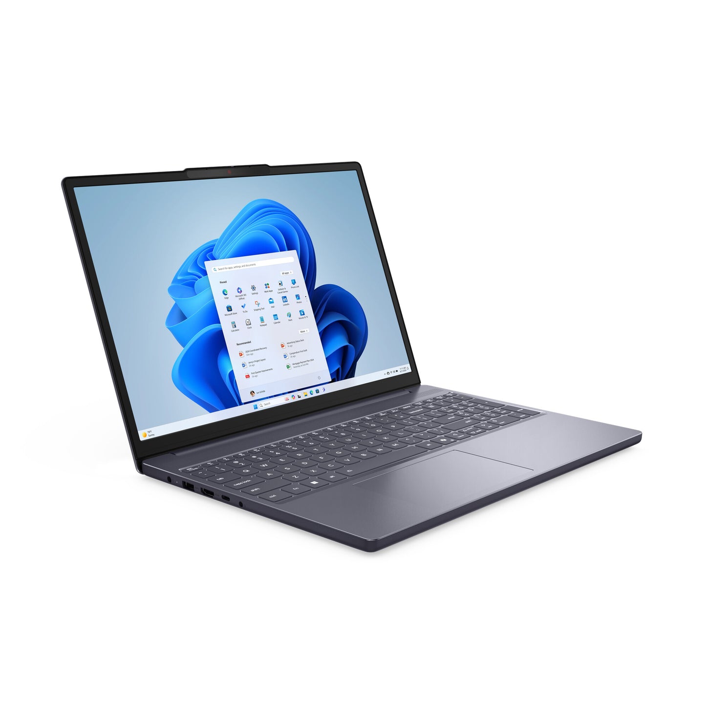 Lenovo IdeaPad Slim 3 15ARP10 AMD Ryzen™ 5 7535HS Laptop 38.9 cm (15.3") WUXGA 16 GB DDR5-SDRAM 512 GB SSD Wi-Fi 7 (802.11be) Windows 11 Home English Grey