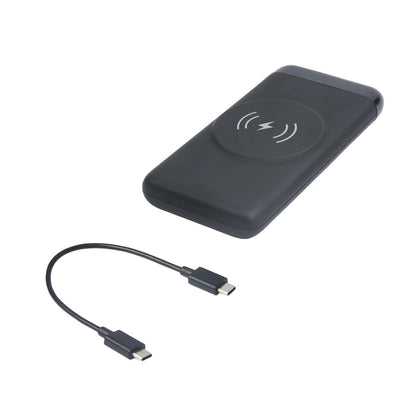 eSTUFF ES641042 power bank Wireless charging Black