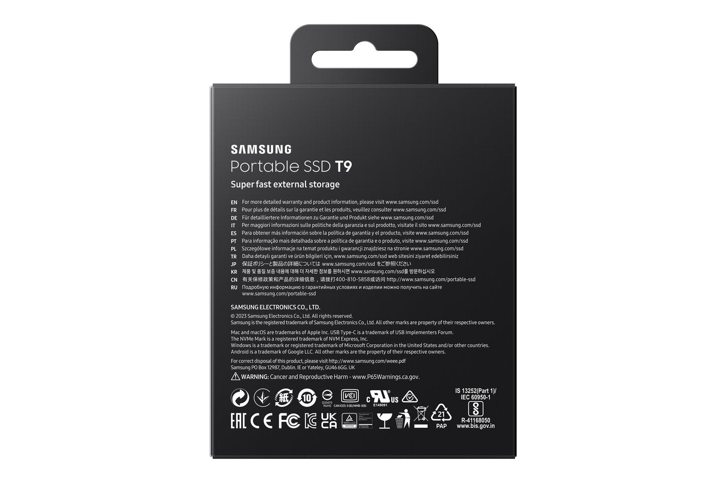 Samsung MU-PG4T0B 4 TB USB Type-C USB 3.2 Gen 2x2 Black