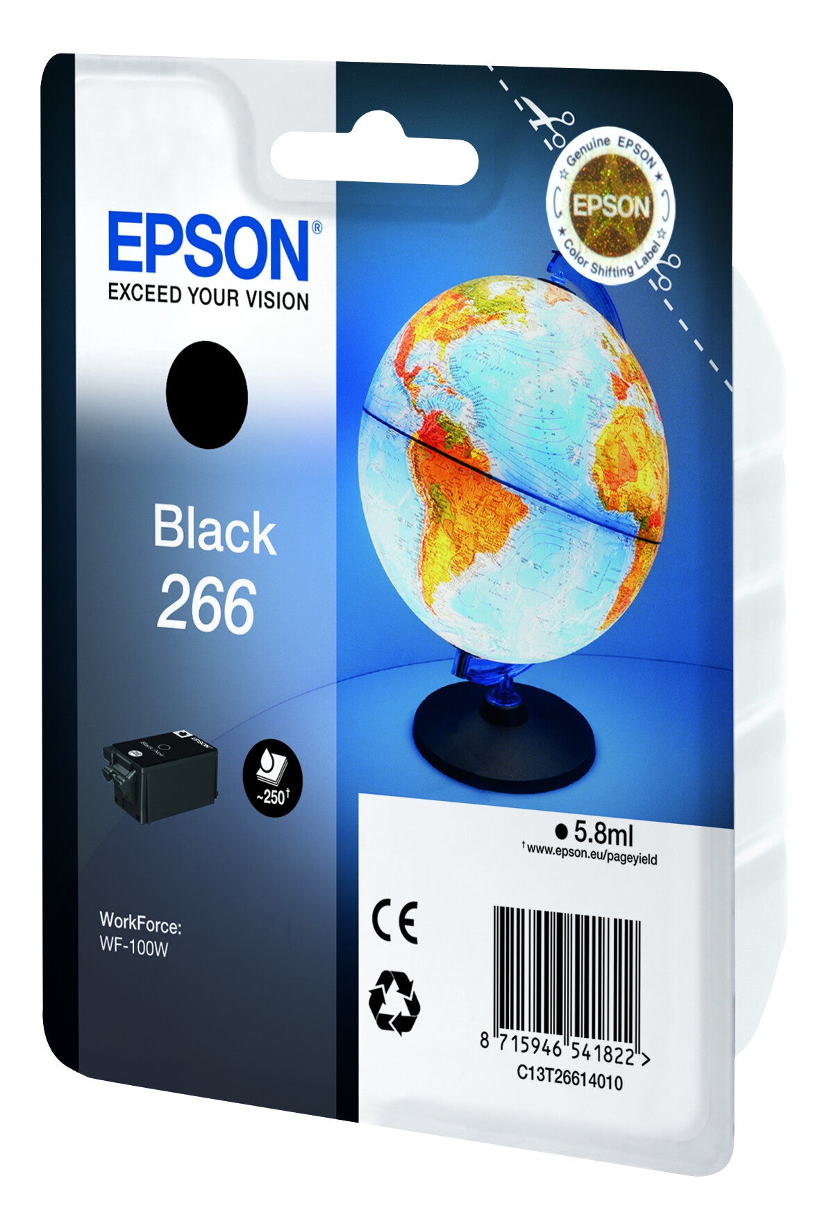 Epson Globe 266 Single Black Ink