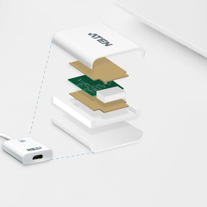 ATEN 4K Active DisplayPort to HDMI converter, 3D, up 3840 by 2160 @30Hz