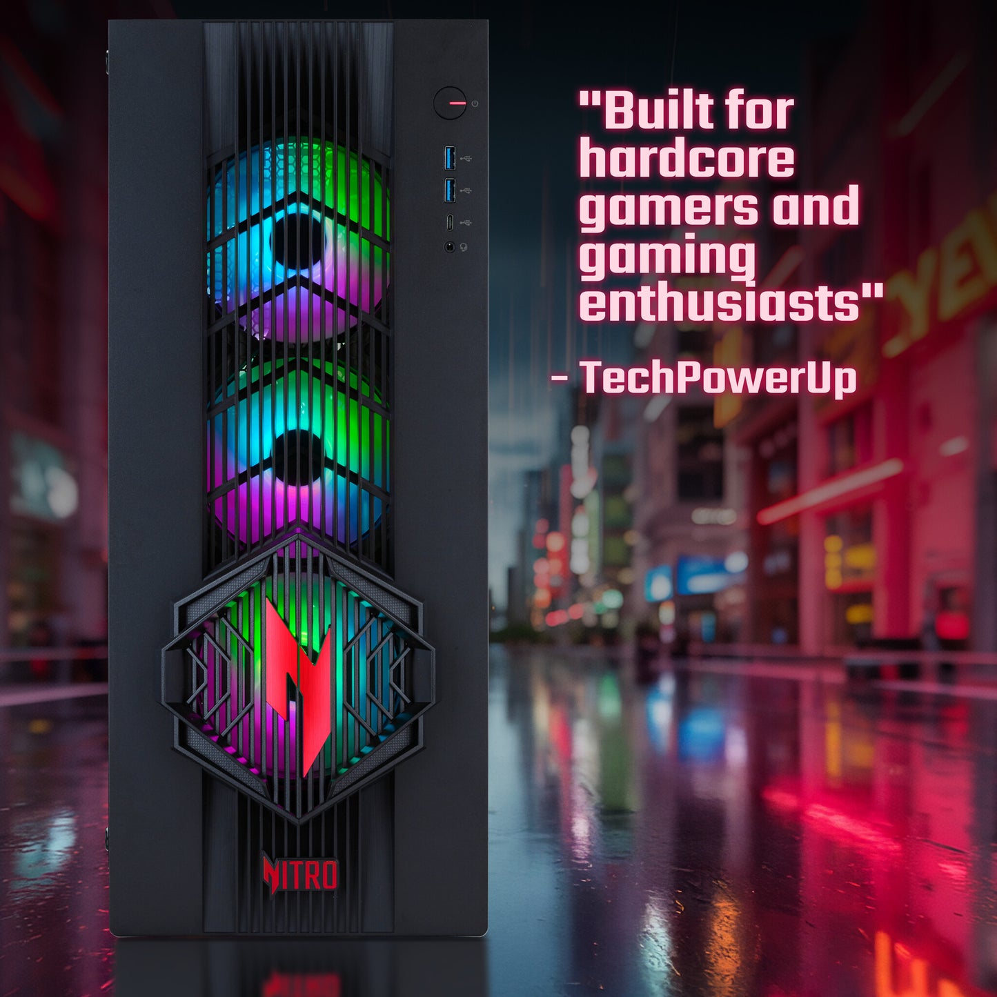 Acer NITRO 70 N70X3D-100_B850 Gaming Desktop Computer