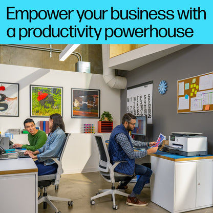 HP OfficeJet Pro 9130b Wireless All-in-One Color Printer, Two-sided printing; Copier, Scanner