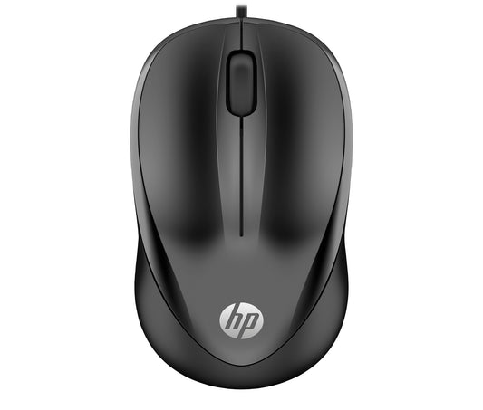 HP Wired Mouse 1000, USB, 1200 DPI, 3 buttons