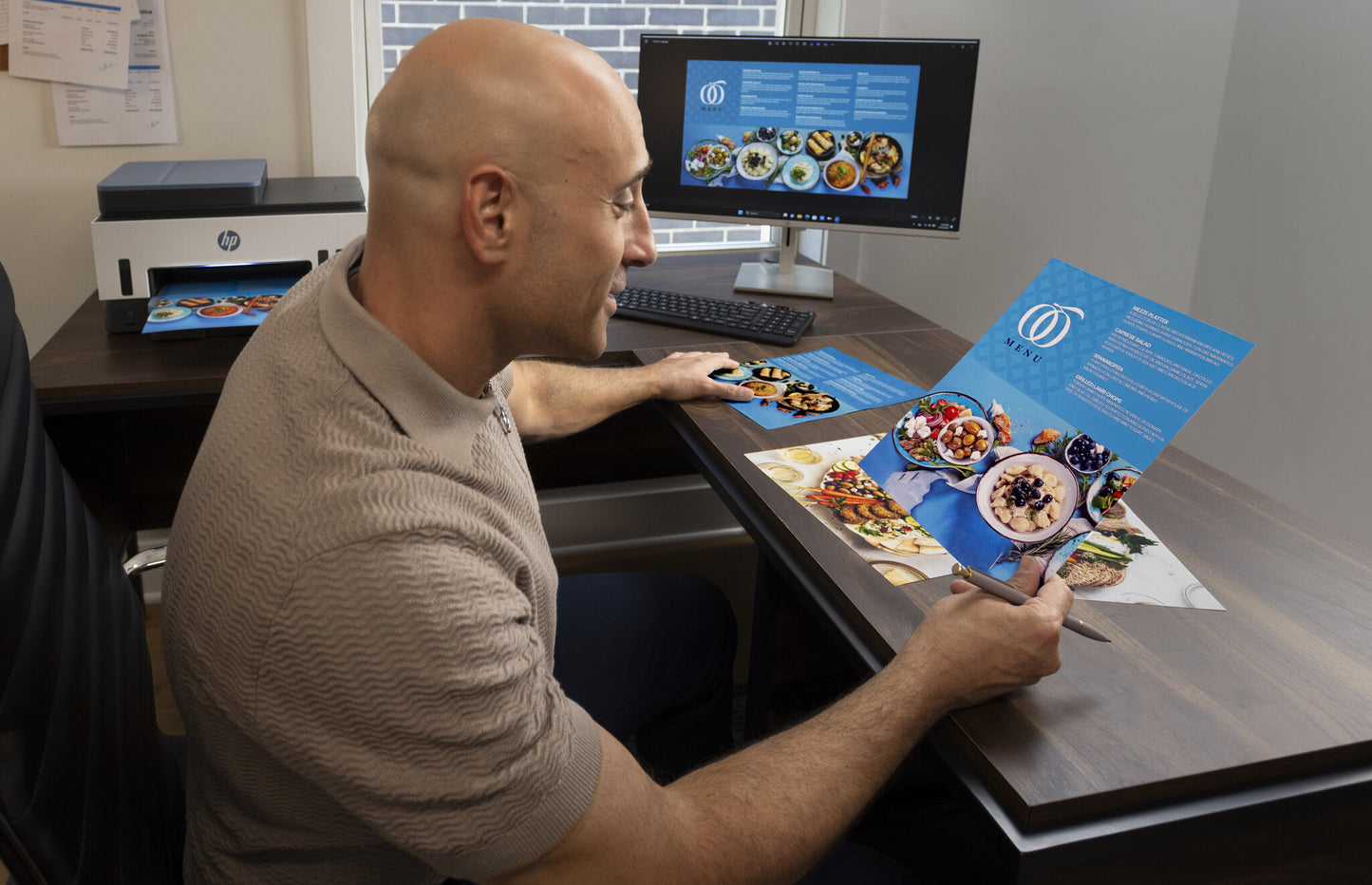 HP Smart Tank 7605 Wireless All-in-One Color Printer, Two-sided printing; Copier, Scanner