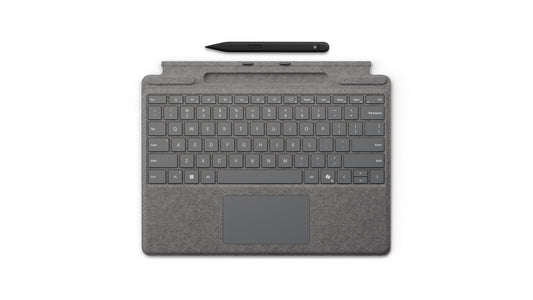 Microsoft Surface Pro Keyboard with Slim Pen QWERTZ German Microsoft Cover port Platinum
