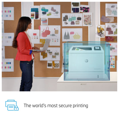 HP Color LaserJet Enterprise LaserJet Enterprise M554dn Color Printer, Ethernet Only; Duplex