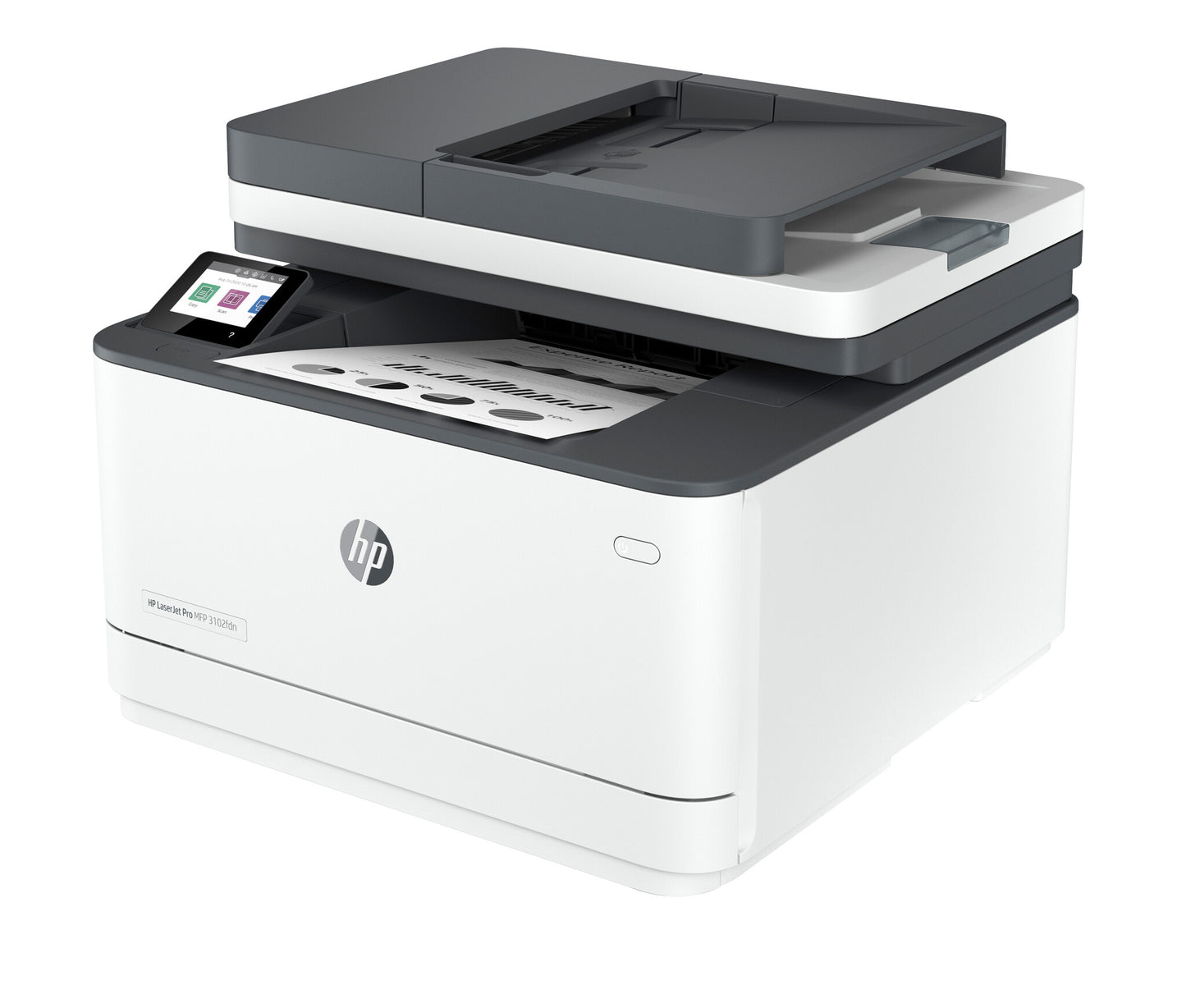 HP LaserJet Pro 3102fdn Multifunction Black and white Printer, Ethernet Only; Copier, Scanner