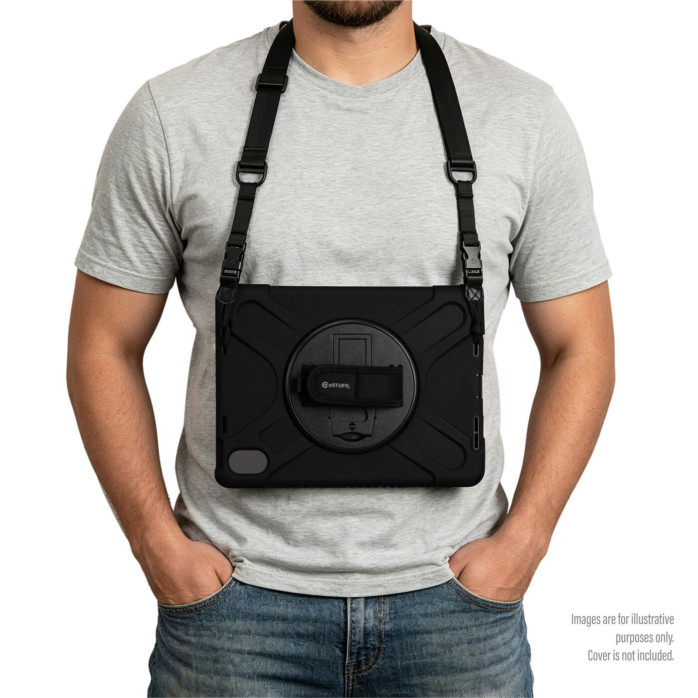 eSTUFF AUSTIN Defender Case for Samsung Galaxy Tab Active3 - Black