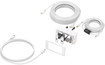Vision TC3-PK10M socket-outlet HDMI + USB Type-B White